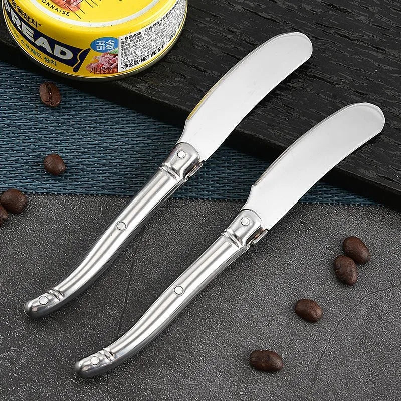 Laguiole Stainless Steel Butter Knife & Cheese Spreader Set Butter Knife Set Axl