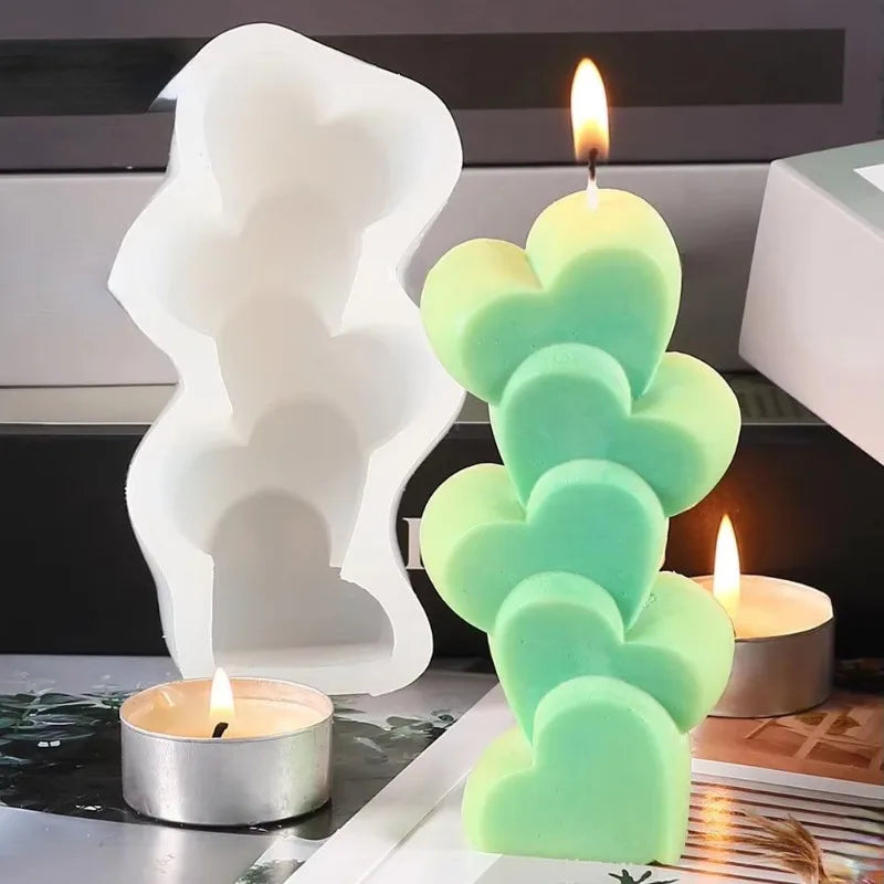Silicone Mold for DIY Candle, Soap & Epoxy Resin Crafts Silicone Craft Mold Axl