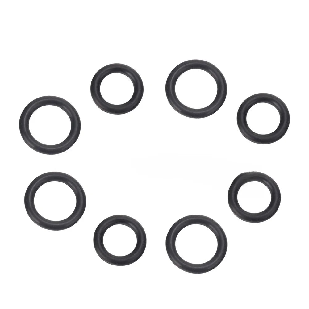 10-Pack Black FKM Rubber O-Rings – High-Temp Sealing Gaskets Sealing O-Ring Kit Axl
