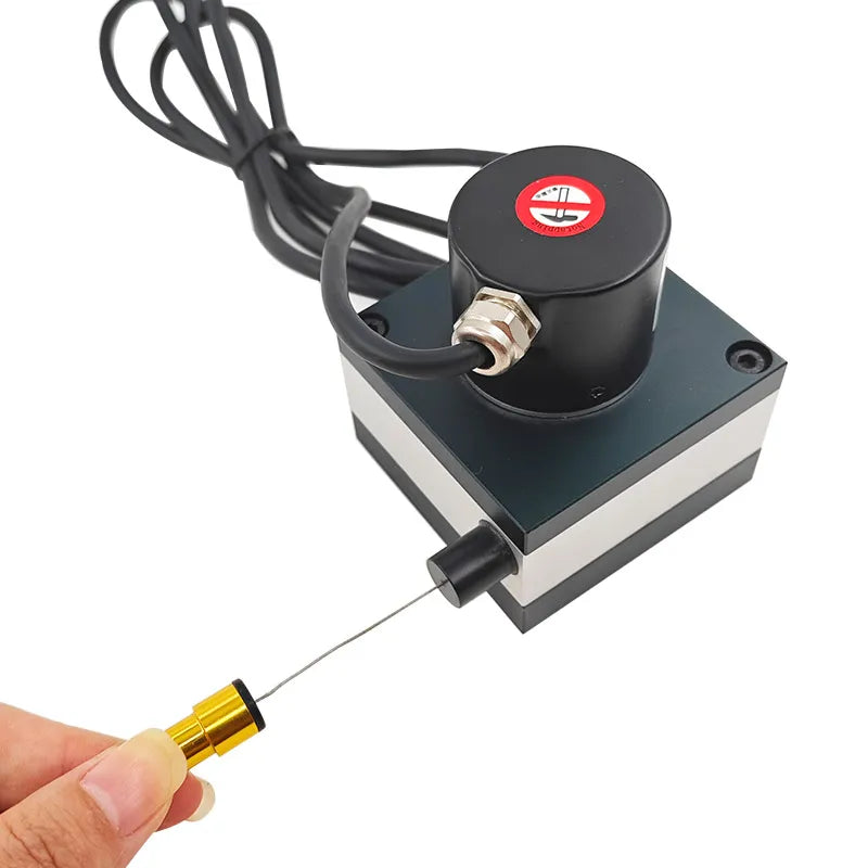 E38S Rope Pull Encoder 5-24V NPN 600/1000PPR Distance Sensor Rope Pull Encoder Axl