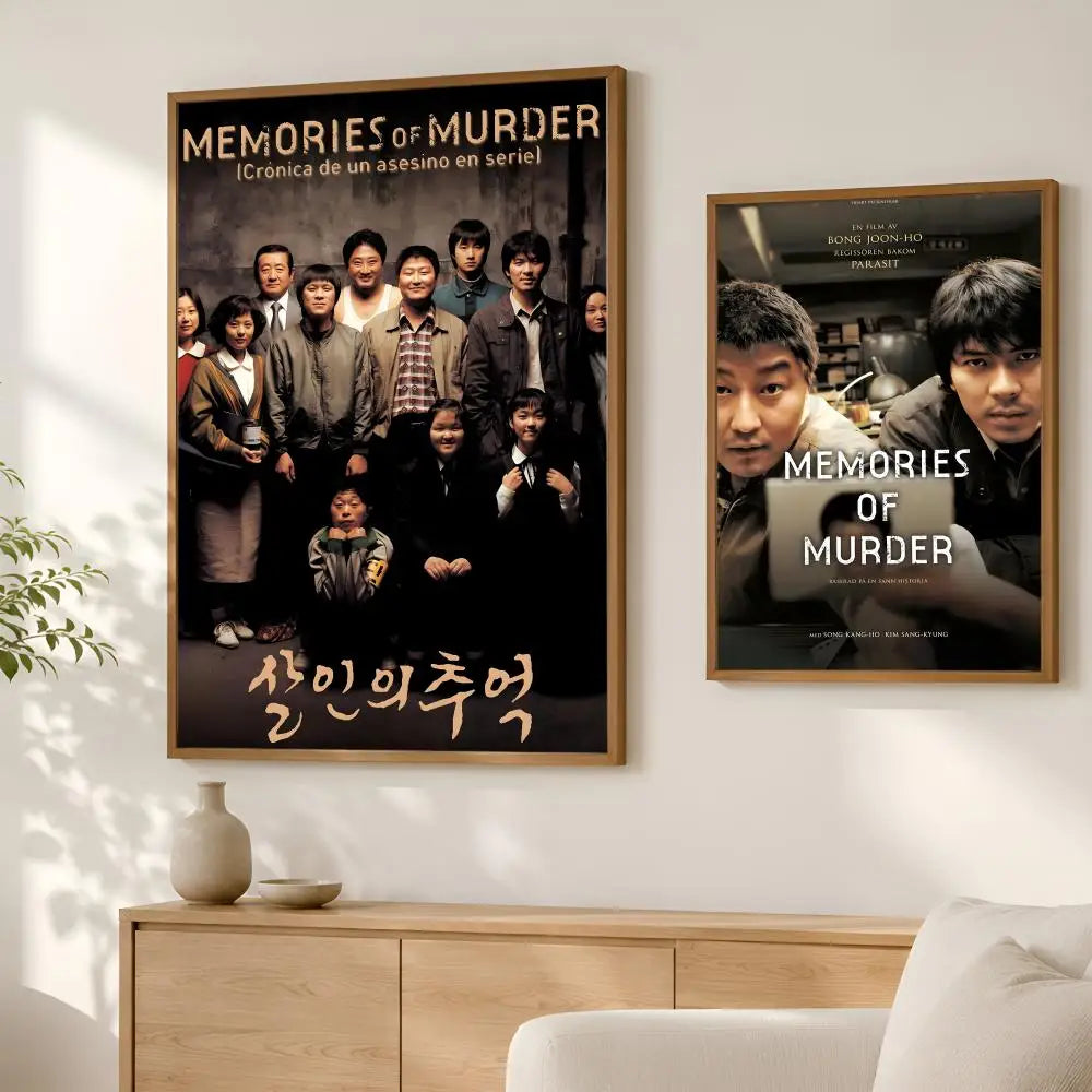 Memories of Murder Movie Poster – HD Self-Stick PVC Wall Art Movie Wall Poster Axl