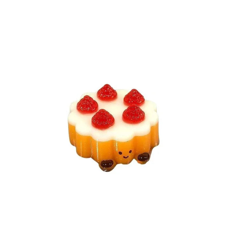 Strawberry Egg Tart Squeeze Toy – Cute Fidget Sensory Toy Fidget Squeeze Toy Axl one size