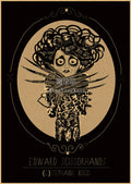 Edward Scissorhands Retro Kraft Paper Poster | Vintage Wall Art Vintage Wall Poster Axl 14 30x20cm