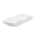 Under Desk Storage Drawer – Self-Adhesive Hidden Organizer Tray Desk Drawer Organizer Axl white S