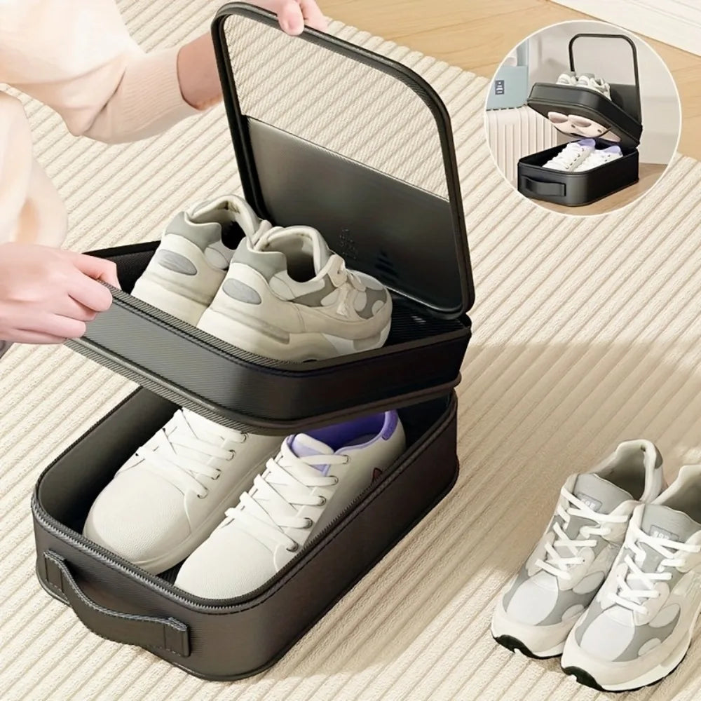 Travel Shoe Bag – 3-Pair Dustproof & Breathable Storage Travel Shoe Bag Axl