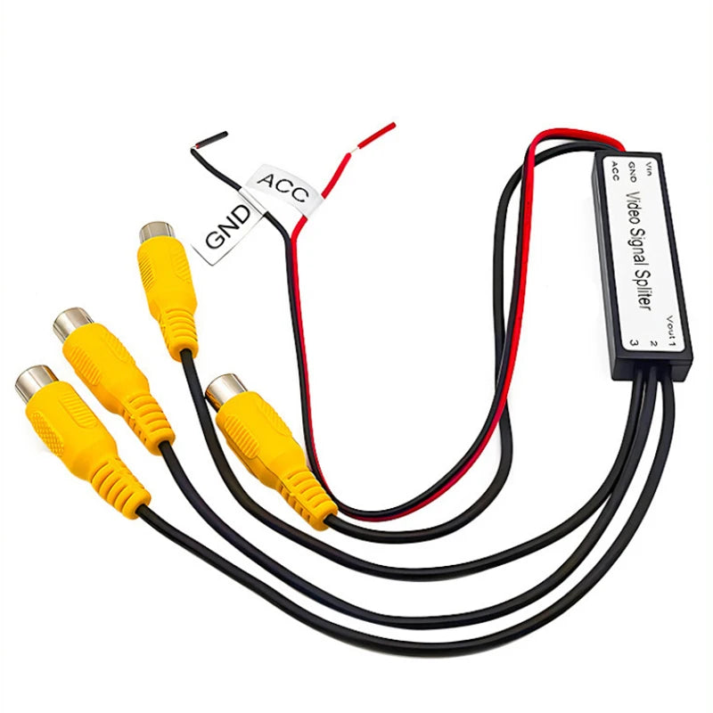 CVBS & AHD 720P Car Video Splitter – 1 In 3 Out Booster Car Video Splitter Axl