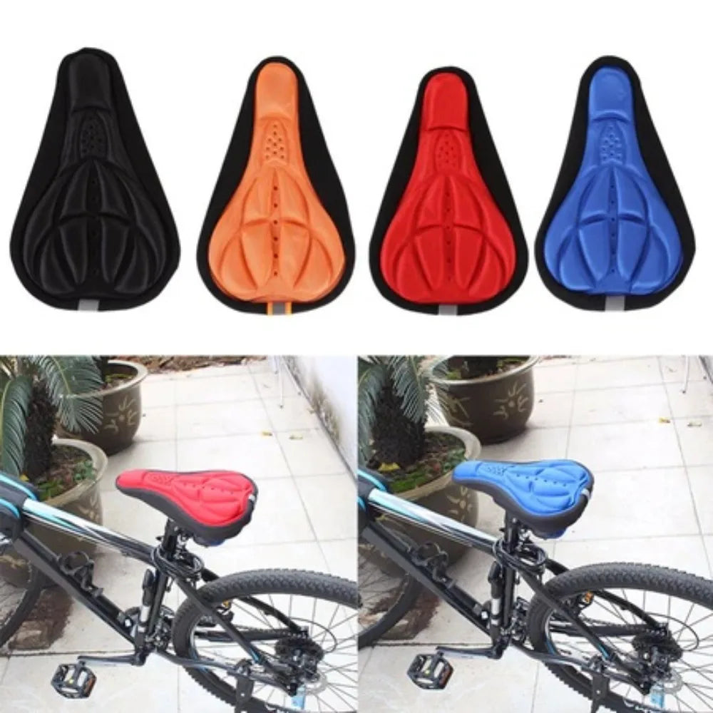 3D Gel Bike Saddle Cover – Soft Cushioned MTB Seat Pad Bike Saddle Cover Axl