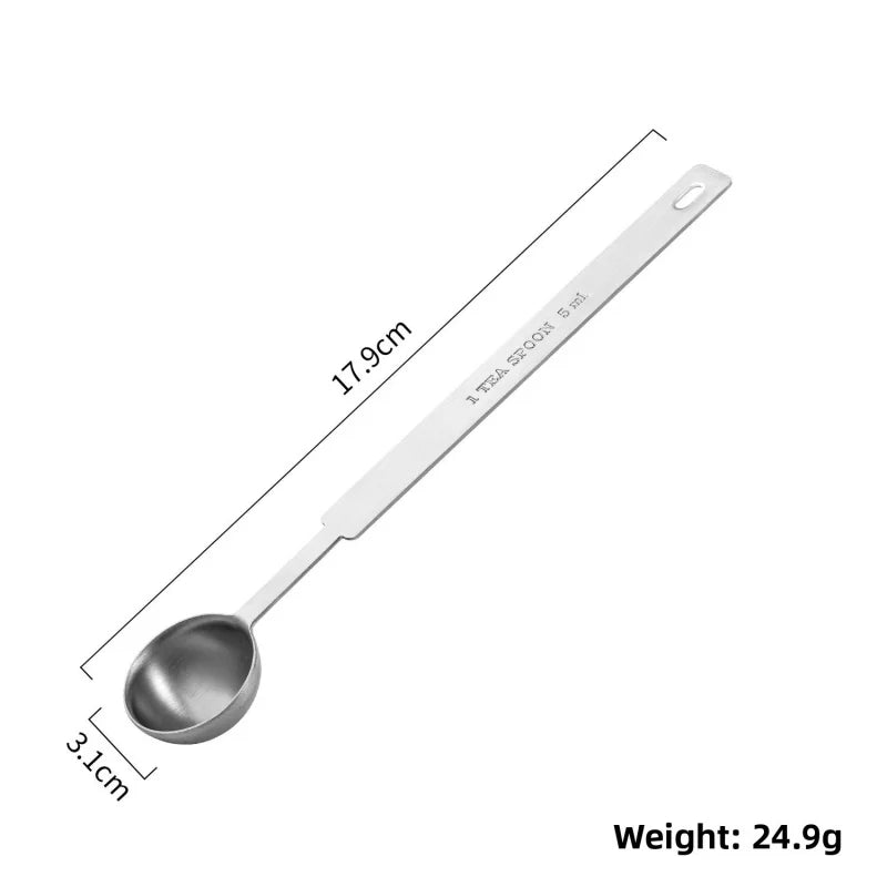 Stainless Steel Graduated Measuring Spoon – 5ml Coffee Scoop Measuring Spoon Axl