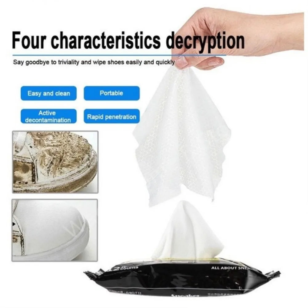 Disposable Sneaker Cleaning Wipes – Portable Shoe Cleaner Shoe Cleaning Wipes Axl