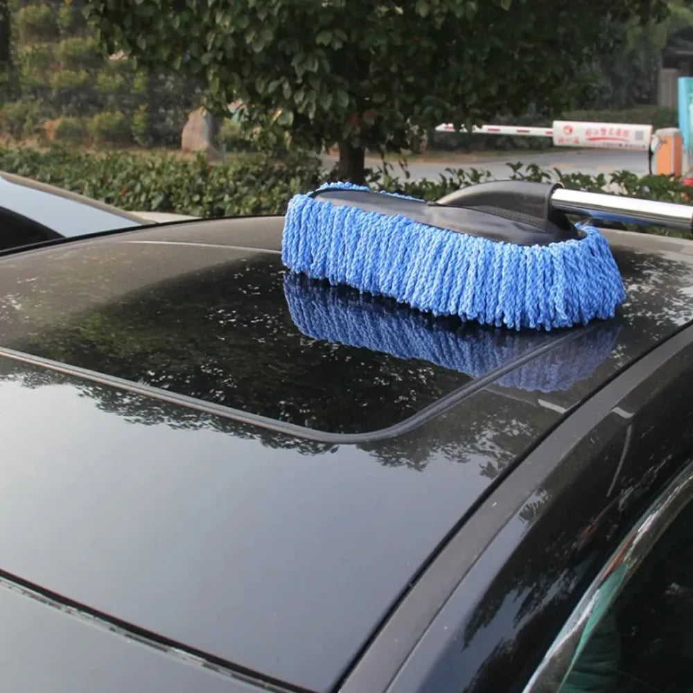 Retractable Microfiber Car Duster Wash Mop – Multi-Surface Car Cleaning Mop Axl