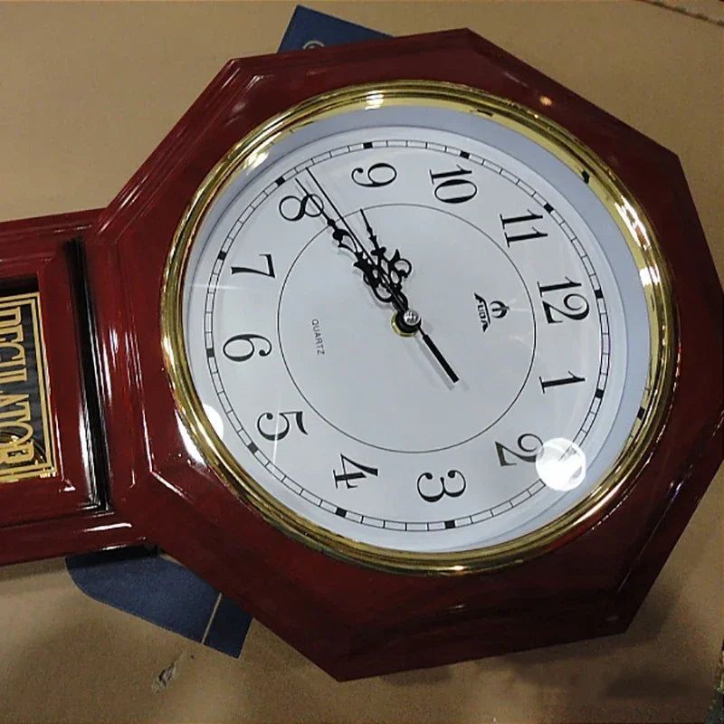 Retro Pendulum Wall Clock – Shabby Chic Chime Home Decor Pendulum Wall Clock Axl