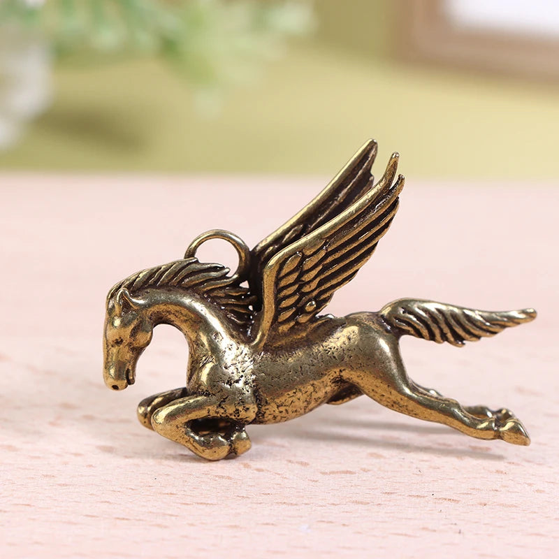Brass Horse Figurine – 2026 Chinese Zodiac Feng Shui Lucky Statue Brass Figurine Axl