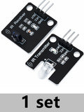 IR Infrared Transmitter & 38kHz Receiver Sensor Module Kit Arduino IR Sensor Module Kit Axl 1 set