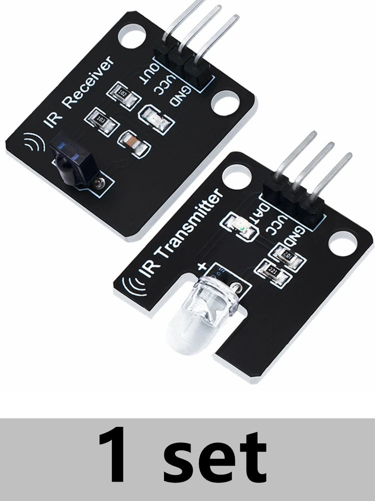 IR Infrared Transmitter & 38kHz Receiver Sensor Module Kit Arduino IR Sensor Module Kit Axl 1 set
