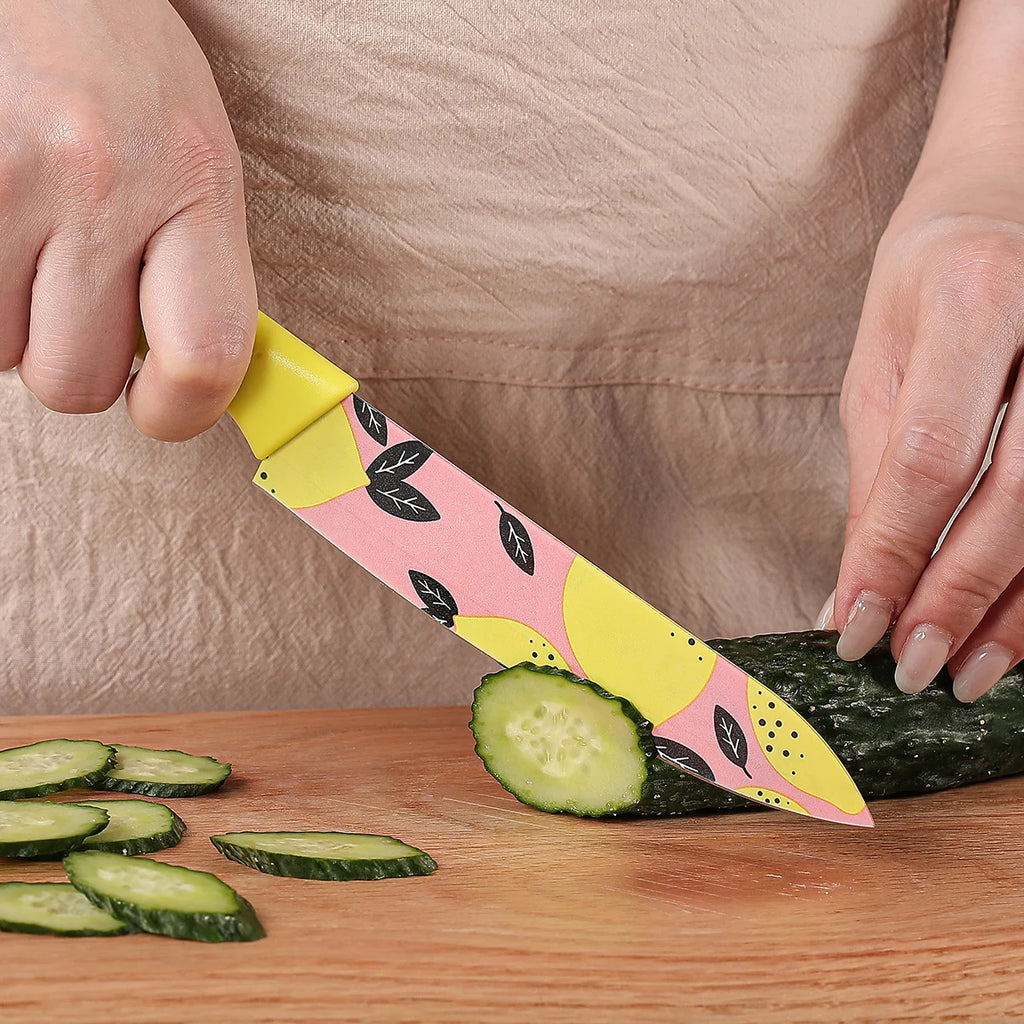 3-Piece Colorful Stainless Steel Kitchen Knife Set Kitchen Knife Set Axl