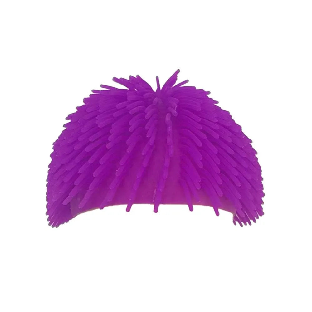 Sea Urchin Funny Swim Cap – Spiky Elastic Swimming Hat Novelty Swim Cap Axl Purple