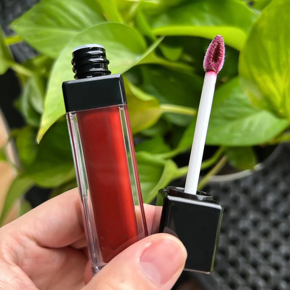 Nude Vegan Matte Lip Gloss – Private Label Waterproof Lipstick Lip Gloss Axl