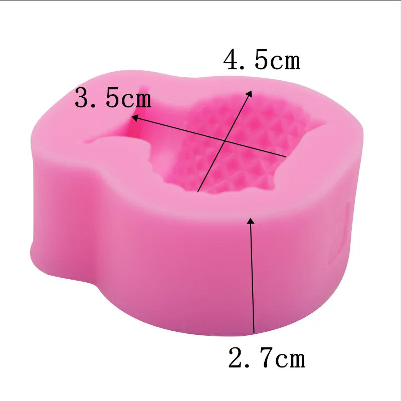 Flower Vase 3D Silicone Mold – Fondant, Chocolate & Soap Silicone Baking Mold Axl