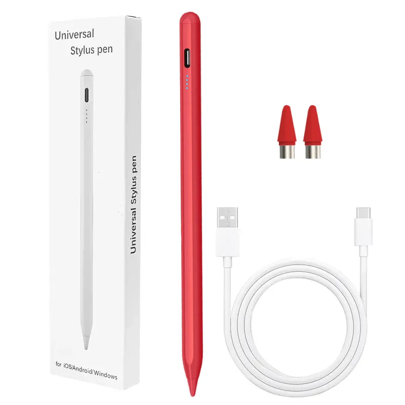 Universal Stylus Pen for iPad, Android & Windows – Drawing Capacitive Stylus Pen Axl Zp4-Red-01