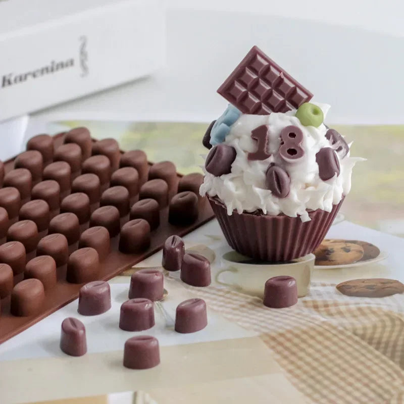 Mini Coffee Bean Silicone Mould – Chocolate, Ice & Baking DIY Silicone Baking Mould Axl