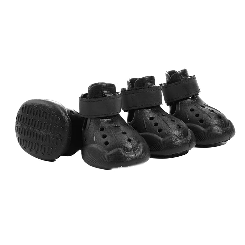 Dog Summer Sandals 4-Pack – Anti-Skid & Water-Resistant Dog Shoes Axl C 5