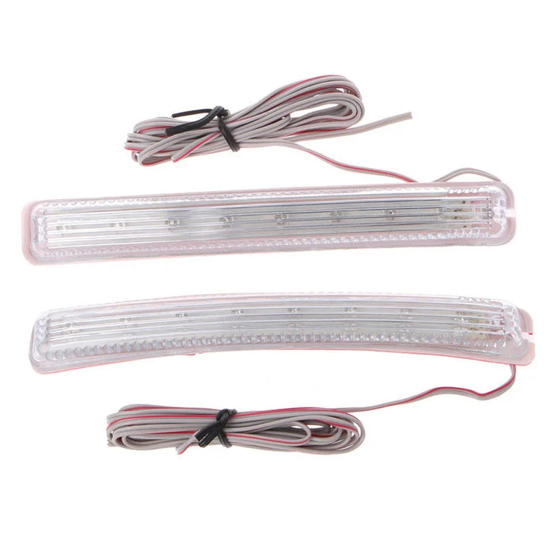 2-Pack Amber 9 SMD LED Rearview Mirror Turn Signal Lights 12V Mirror Turn Signal Light Axl