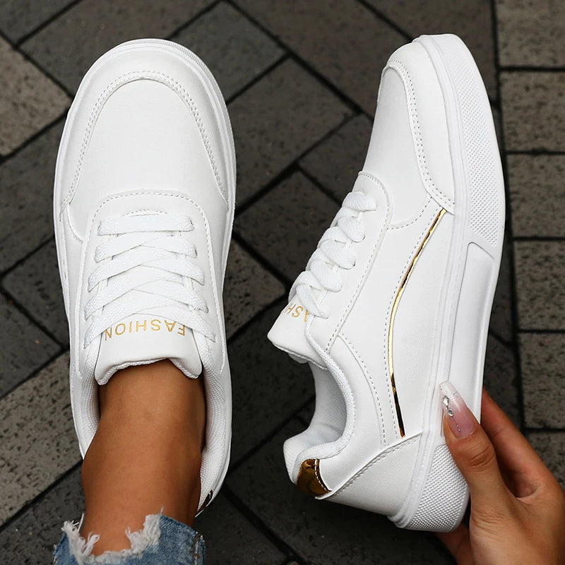 AZGB Women's Black Low Top Sneakers – Lace-Up Casual Shoes Women's Sneakers Axl