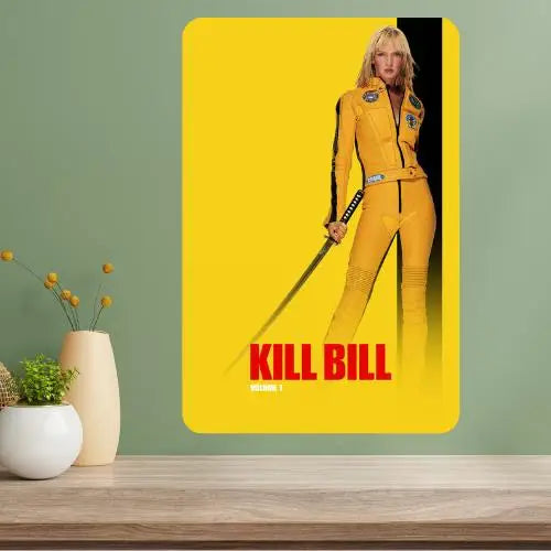 Kill Bill Metal Movie Poster Sign – Vintage Aluminum Wall Art Metal Wall Sign Axl aluminum sign aluminum 20x30cm