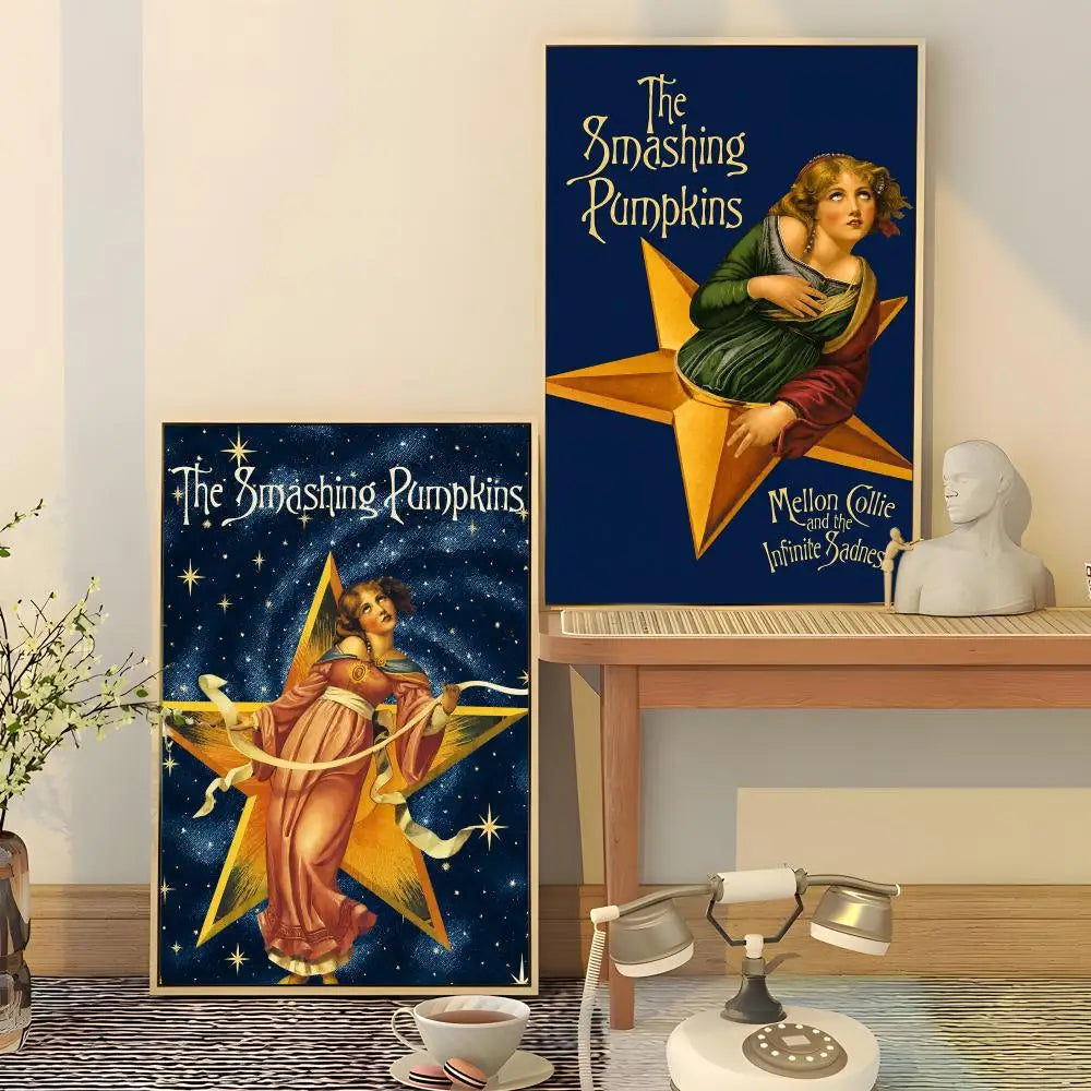 Smashing Pumpkins Poster – HD Waterproof PVC Wall Sticker Wall Sticker Poster Axl