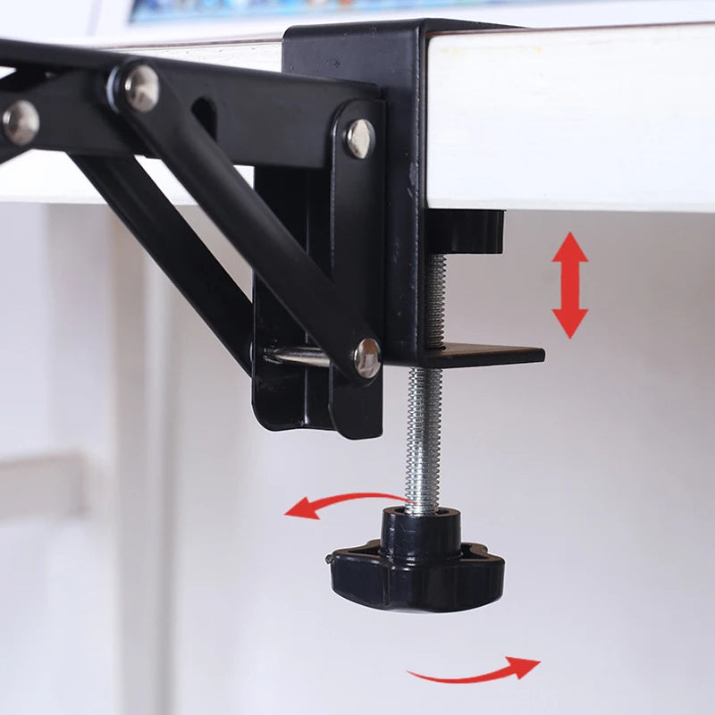 L-Shaped Foldable Desk Extension Bracket – Punch-Free Shelf Desk Extension Bracket Axl