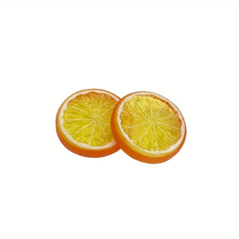 10 Pcs Artificial Lemon Slices – Fake Fruit Décor & Photo Props Artificial Fruit Decor Axl