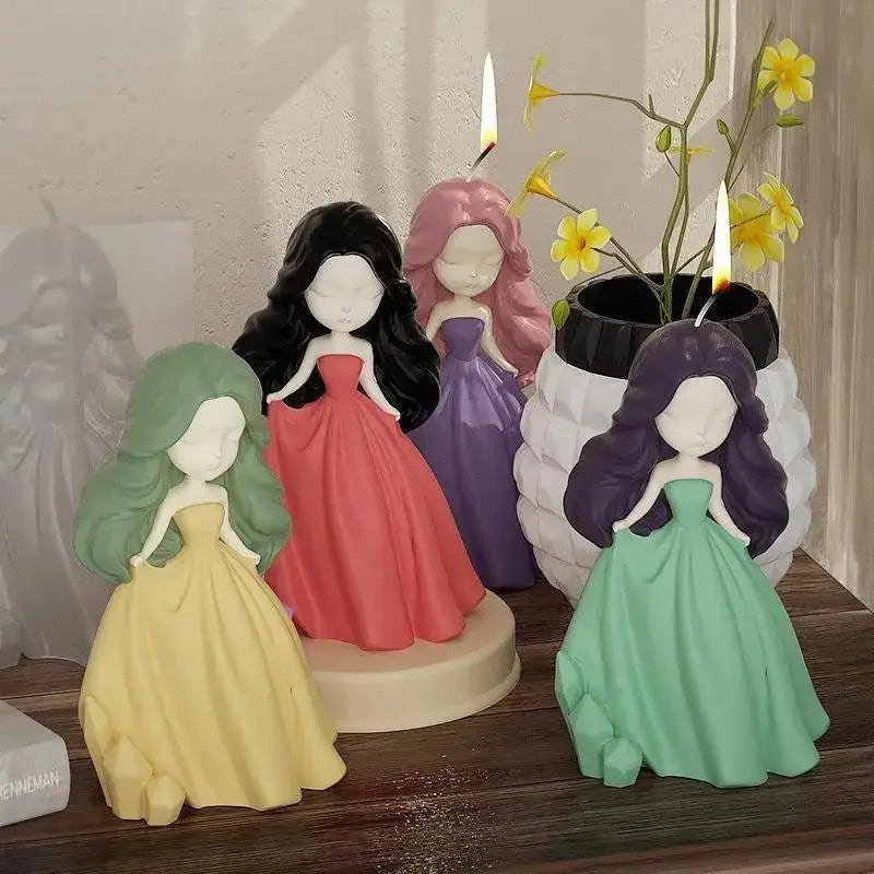 3D Princess Silicone Mold – Resin, Candle & Soap Craft Mould Silicone Craft Mold Axl