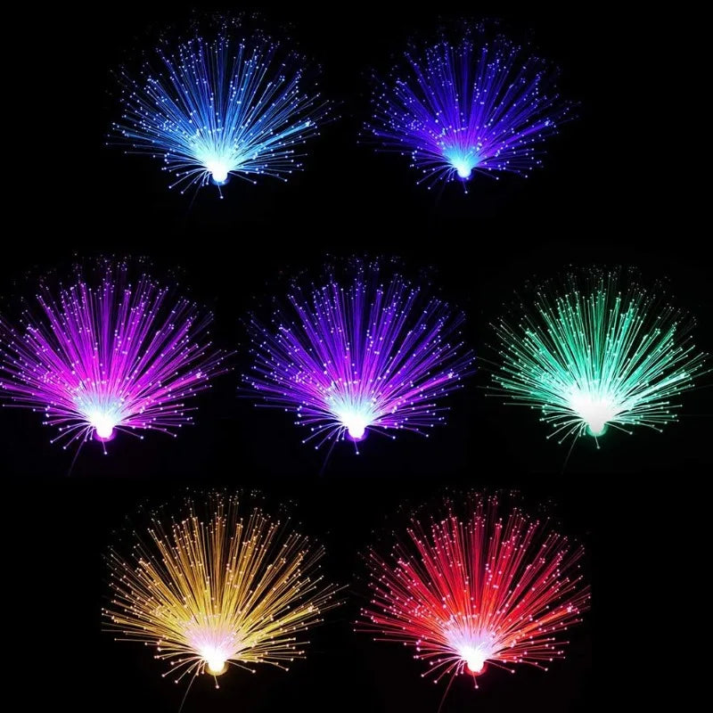 Color Changing LED Fibre Optic Night Light Lamp – Home Decor Fibre Optic Lamp Axl