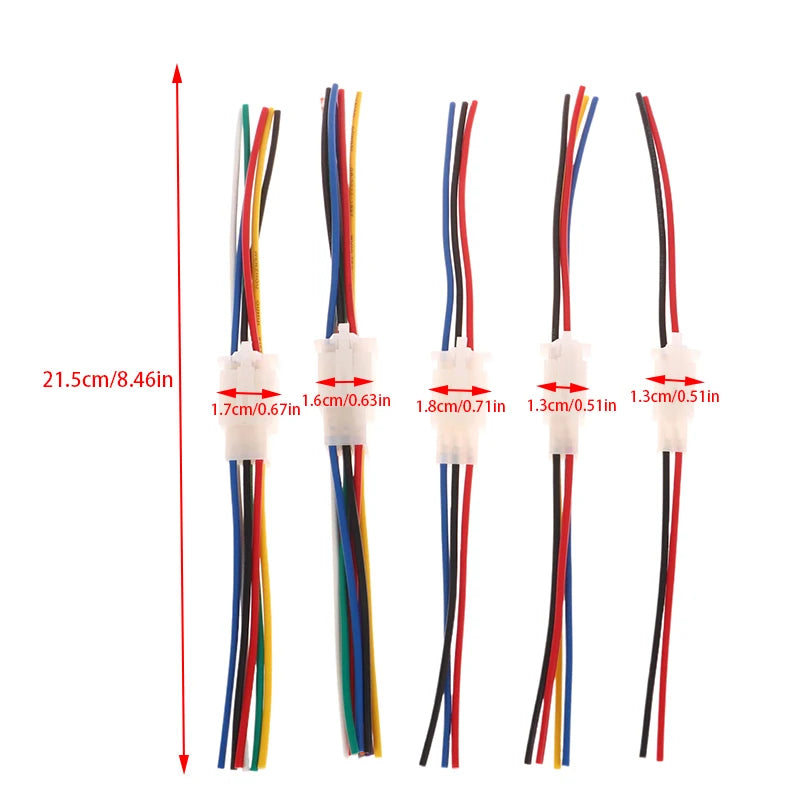 2.8MM Automotive Wire Connector Kit – 2P 3P 4P 6P 9P Plugs Electrical Connector Kit Axl