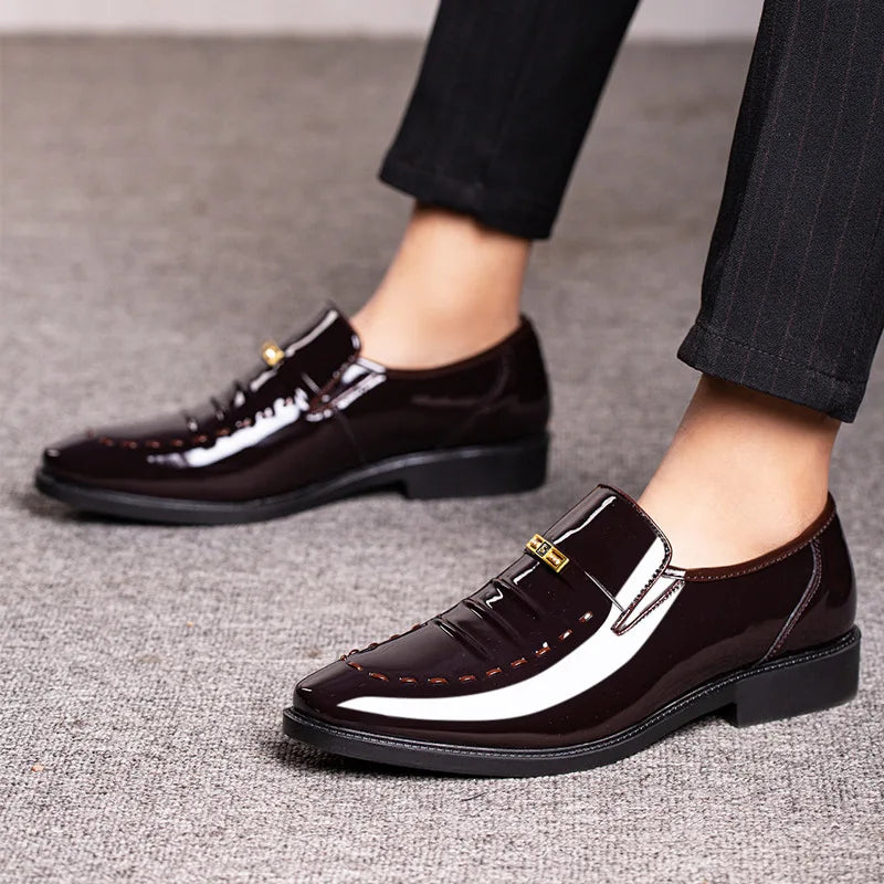 Men's Slip-On Oxford Dress Shoes | Sizes 34–47 | YBQJOO Men's Dress Shoes Axl