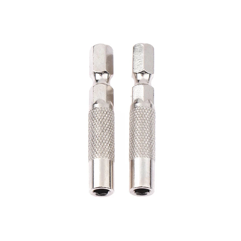 2-Pack 6.35mm to 4mm Hex Shank Bit Adapter – Magnetic Holder Bit Adapter Set Axl