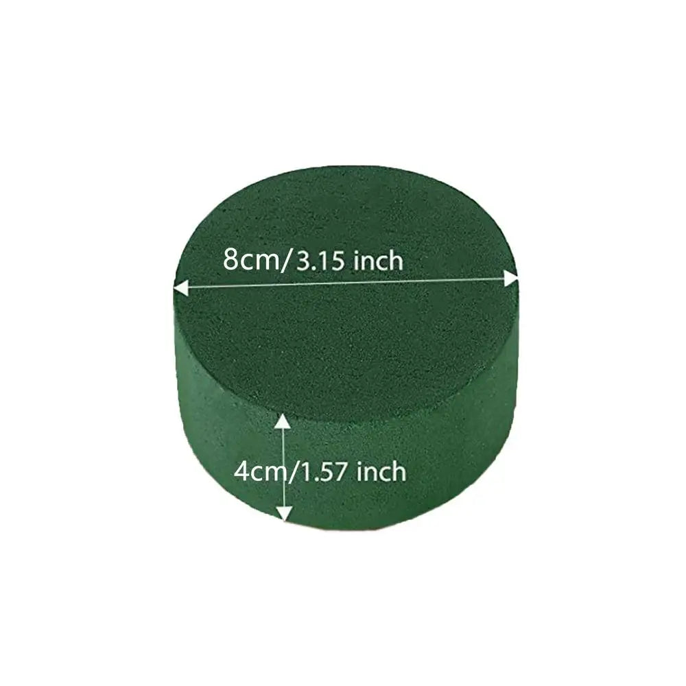 Round Floral Foam Blocks for Flower Arranging – 6 Pcs Set Floral Foam Blocks Axl Green