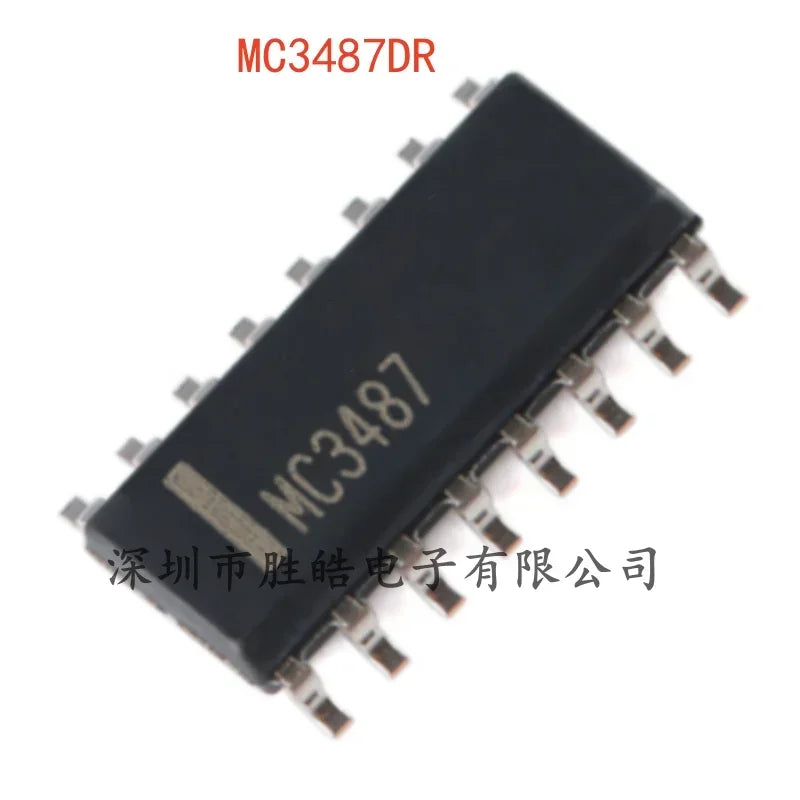 MC3487DR SOIC-16 Quad Differential Line Driver IC – 10 Pack Integrated Circuit IC Axl Default Title