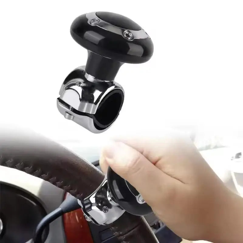 Steering Wheel Spinner Knob – Universal 360° Ball Handle Booster Steering Wheel Accessory Axl