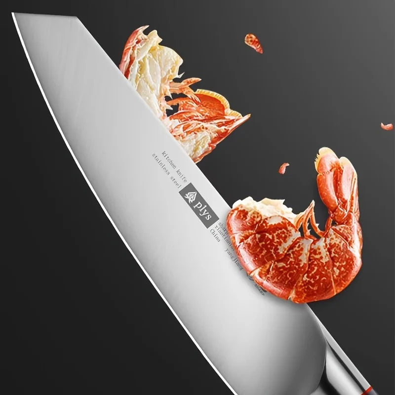 Stainless Steel Chef Knife – Sharp Cleaver & Solid Wood Handle Kitchen Chef Knife Axl
