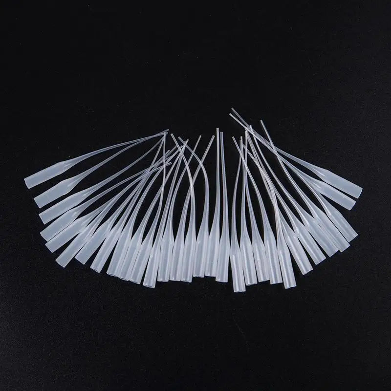 100-Pack CA Glue Micro-Tips Precision Applicator Set | Plastic Glue Applicator Tips Axl