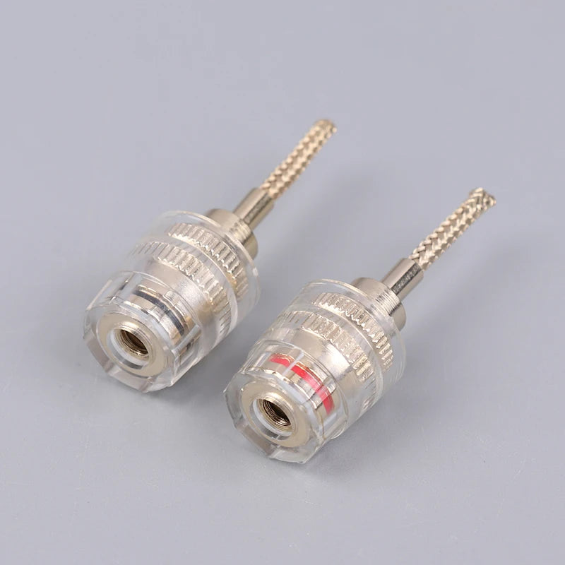 4MM Banana to 2MM Pin HIFI Audio Connector Adapter (2/4 Pcs) Audio Connector Adapter Axl