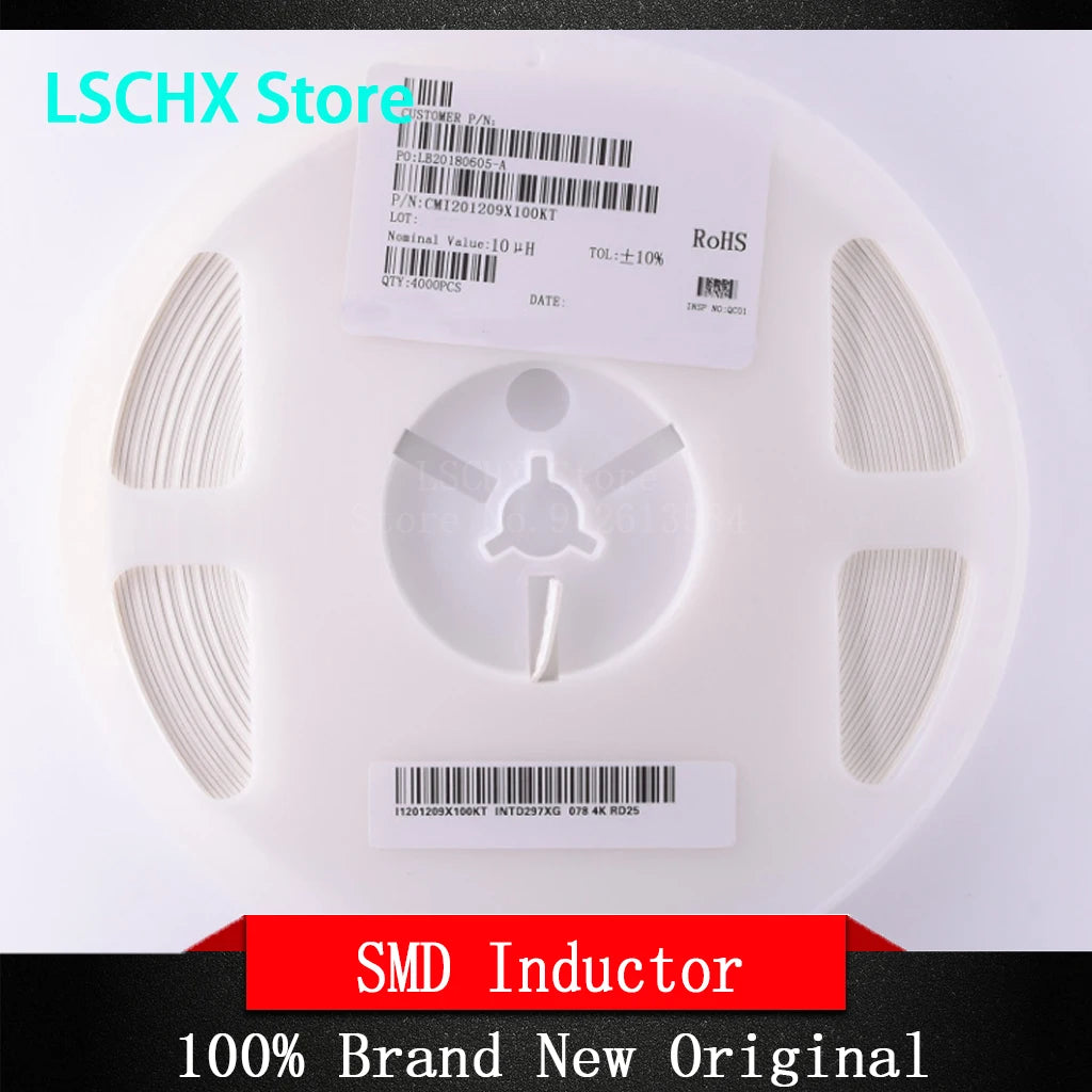 4000pcs SMD Inductors 0402–1206 | 47nH to 100µH Tape & Reel SMD Chip Inductors Axl 1206 3216 2.2UH