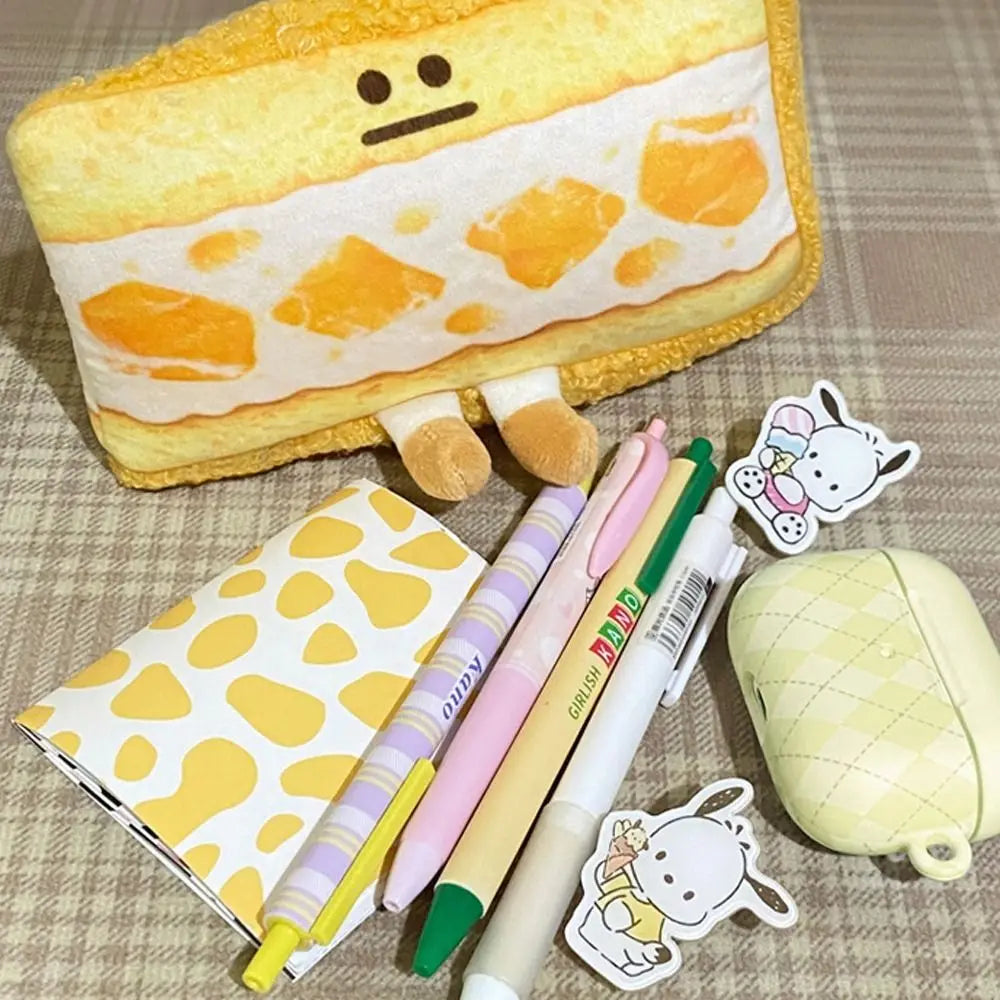 Kawaii Plush Pencil Case – Large Capacity Stationery Pouch Plush Pencil Case Axl