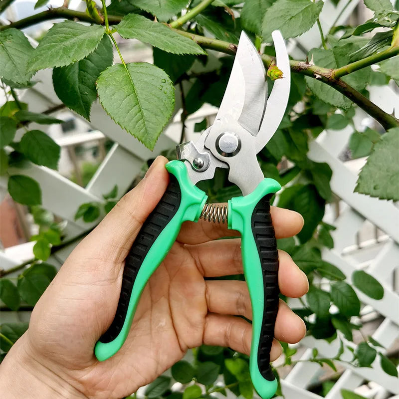 Bypass Pruning Shears – Sharp Steel Garden Secateurs & Trimmer Pruning Shears Axl