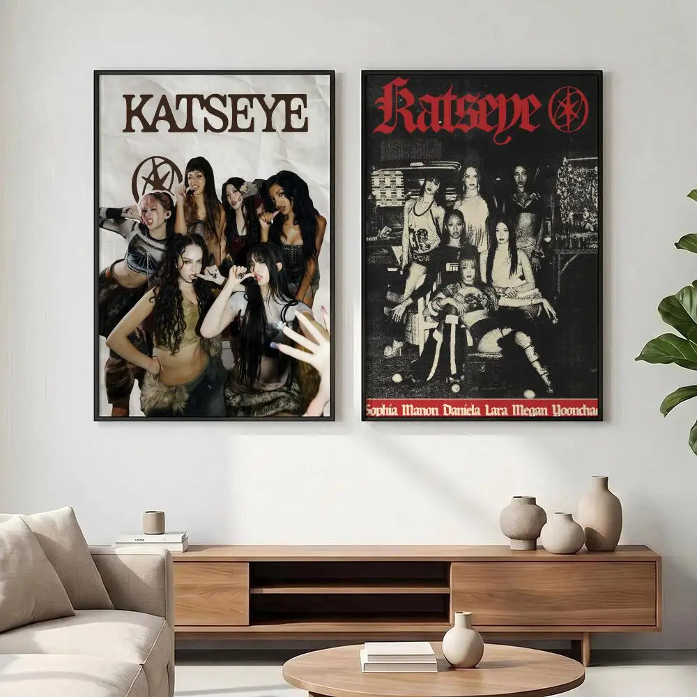 Katseye K-Pop HD Art Poster – Waterproof Sticky Wall Decor Wall Art Poster Axl