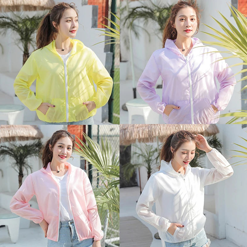 Women's Anti-UV Sun Protection Jacket – Quick Dry Windbreaker Sun Protection Jacket Axl