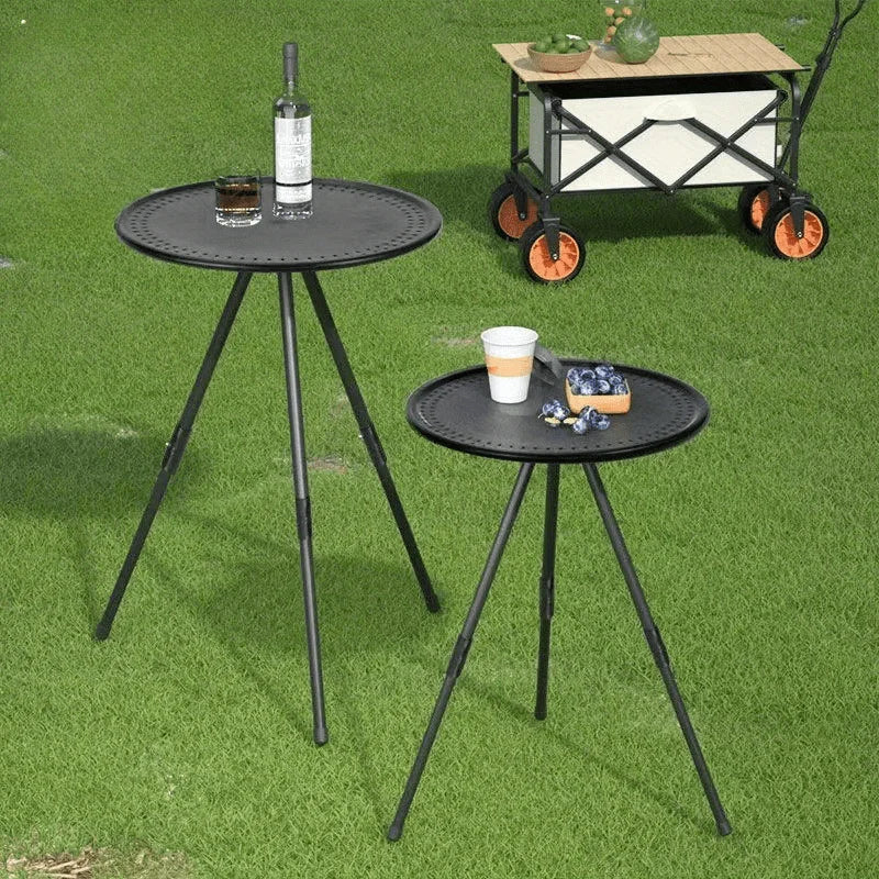 Portable Folding Round Camping Table – Lightweight Outdoor Folding Outdoor Table Axl