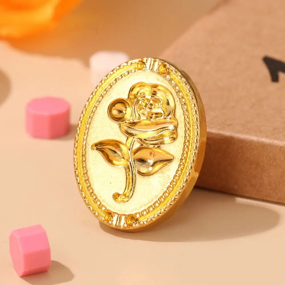 Sealing Wax Stamp Head – Rose, Snowflake, Butterfly & Leaf Wax Seal Stamp Axl style A