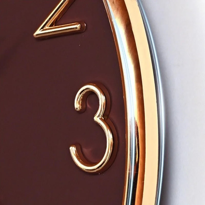 Modern Silent Large Wall Clock – Minimalist Geometric Decor Wall Clock Axl